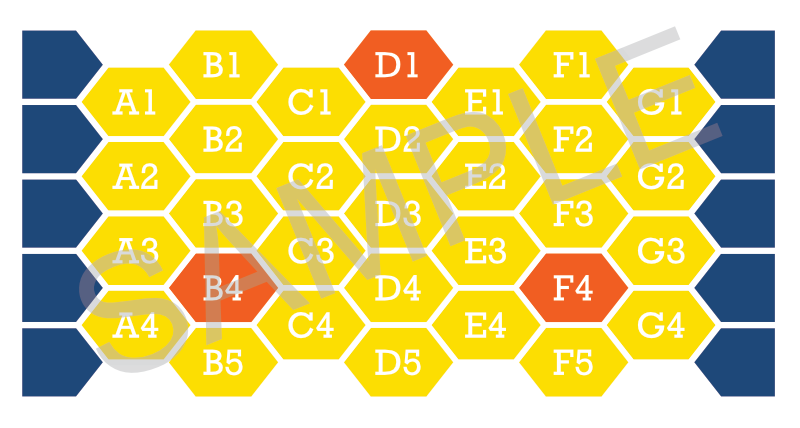 Sample gameboard